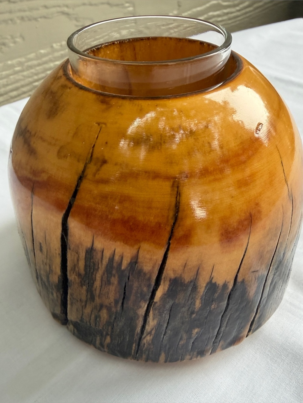 Aspen Dead Standing Wood Votive Candle Holder Handcrafted By Dan Noble Colorado